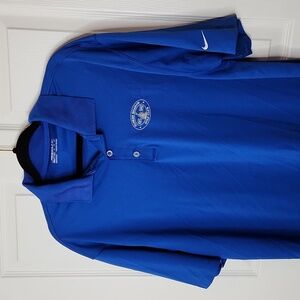 Men's Nike Golf Nike fit dry royal blue polo Sunken Meadow Golf Club